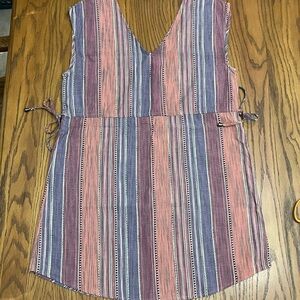 Universal Thread Pink and Purple Striped Dress